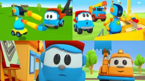 Помоги грузовичку лёви собрать машинки, мультик про Лёву