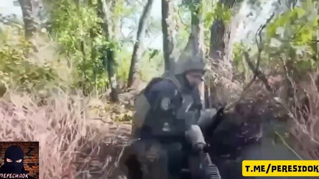 ВСУшник перепутал окопы