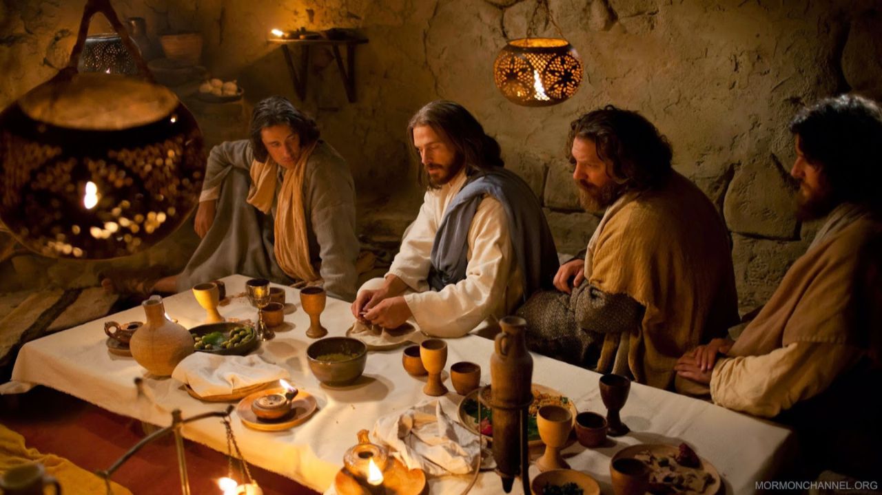 Тайная вечеря Иисуса Христа / Вечеря Господня / Последняя вечеря Иисуса Христа / Иисус и ученики смотреть онлайн