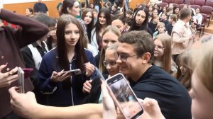 Никита Кологривый рассказал воспитанникам Нахимовского училища о трудных сценах в триллере "Август"