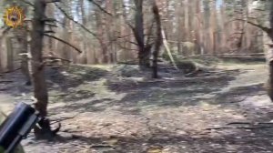 Апти Алаудинов "АХМАТ". Архивное видео. 2022 год. Продвижение в лесу в направлении Северодонецка