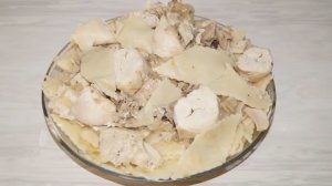 Бешбармак из курицы.