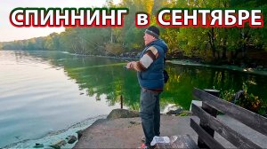 Рыбалка на спиннинг на озере Шарташ в середине сентября.
