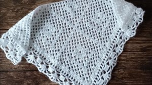 МК Узор для шали крючком