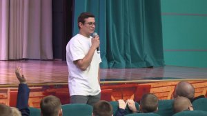 Никита Кологривый рассказал жителям Мурманской области о съемках фильма "Август".