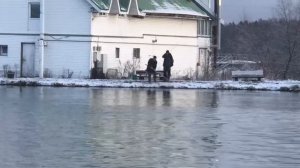 поимка форели