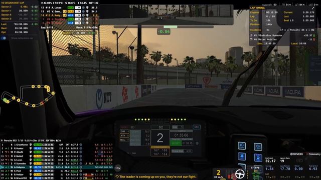 iRacing - Porsche Cup - Fixed - Long Beach