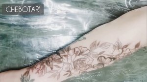 ТАТУИРОВКА ЦВЕТЫ И БАБОЧКИ - ТАТУ НА РУКЕ | ПЕРМАНЕНТНЫЙ МАКИЯЖ ТАТУАЖ ТАТУ ЭЖВА | CHEBOTAR'