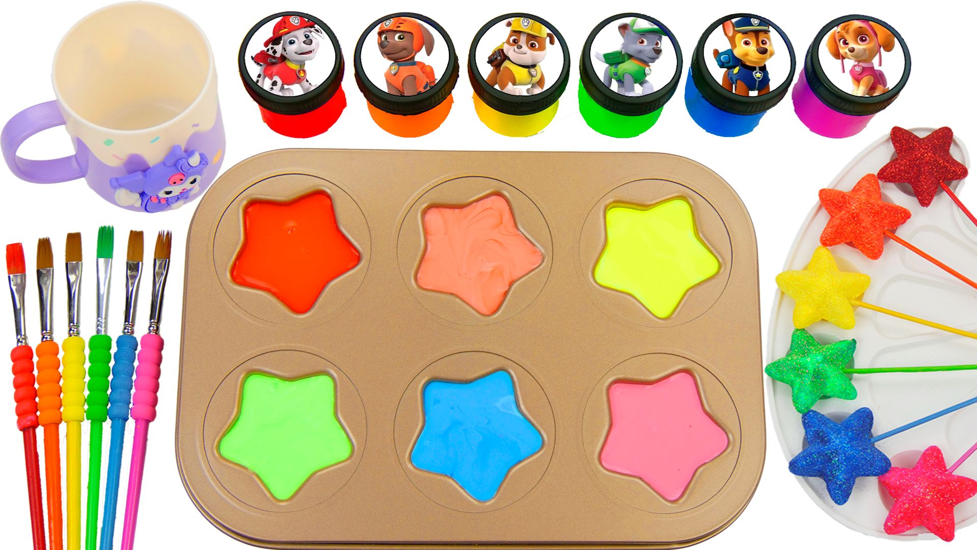 Приятное видео: как сделать настоящие звезды из слайма В ФОРМЕ из леденца НА палочке в виде звезды