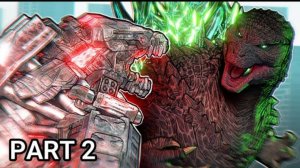 Меха Годзилла vs Годзилла минус Зеро | Анимация часть 2 (перезалив с Ютуба)