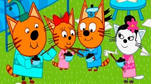 ТРИ КОТА - Музыкальная раскраска три кота - Мультик раскраска для детей