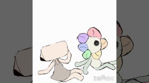 я нарисовала рисунок шипа денди+Шелли ( просто увидела фото)