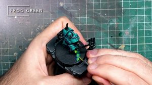 Покраска ярко-зелёной брони  Пошаговое руководство по миниатюре