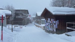 Расслабляющий снегопад в самых красивых деревнях Швейцарии - Жизнь в зимней стране чудес
