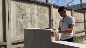 Собираем стену из газоблока