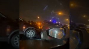 ‼️Утренняя авария на МКАД, где 11 автомобилей попали в аварию на внешней стороне 19-го км‼️