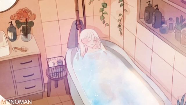 [Study Sleep Relax 💖] Bath Time - relaxing music, stress relief, insomnia, meditation monoman смотреть онлайн