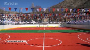 «Умную» спортивную площадку торжественно открыли в селе Тлох