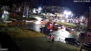 ДТП на кассе аэрофлота