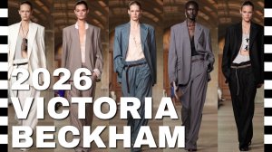 ✔️ VICTORIA BECKHAM коллекция со стоп-кадром весна-лето 2026 на Неделе моды в Париже