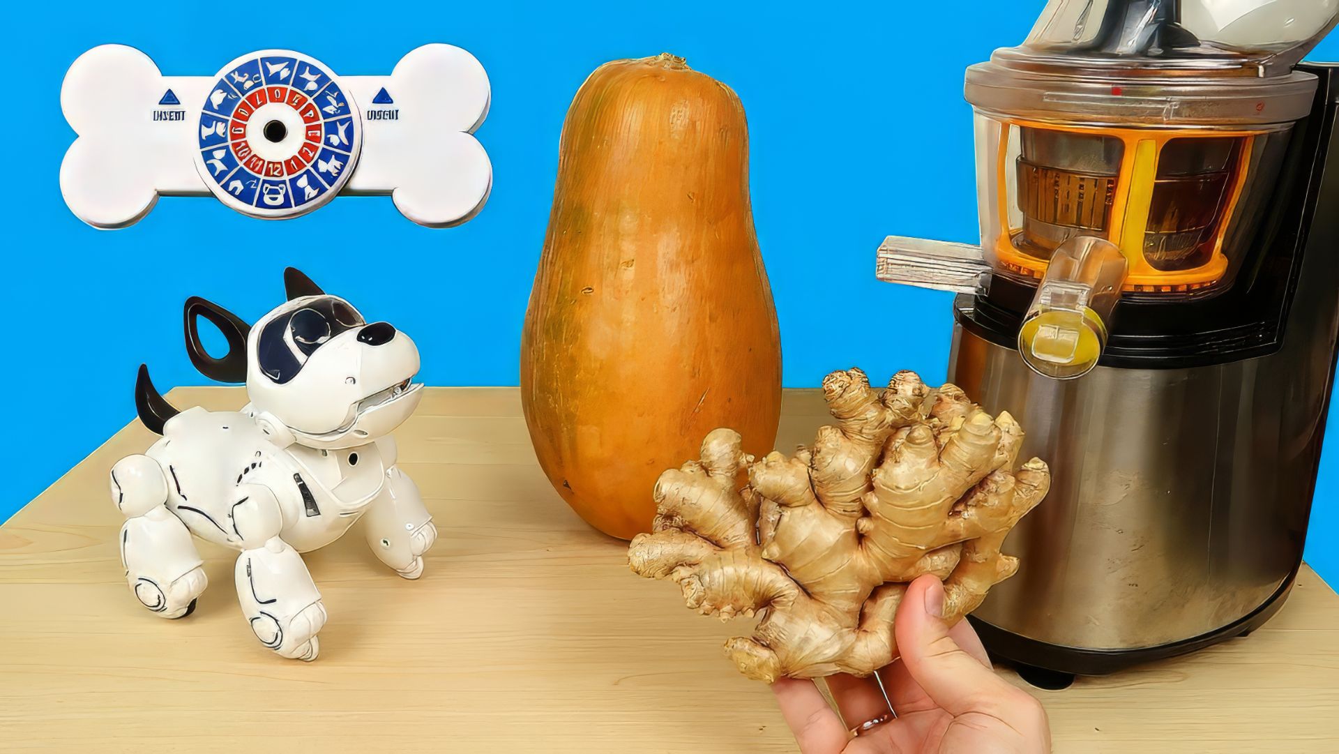 Сок из Имбиря и Тыквы! Робот щенок PupBo для Насти на Новый Год! alex boyko