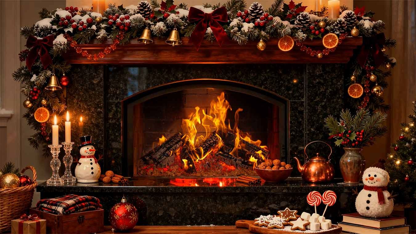 Камин 4К. Релакс Атмосфера для Вашего Дома.