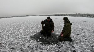 Зимняя рыбалка в Карелии, ловим щуку на жерлицы!!!