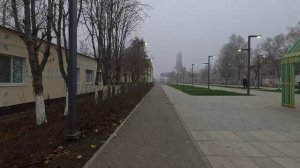 Осеннее туманное утро в Марксе