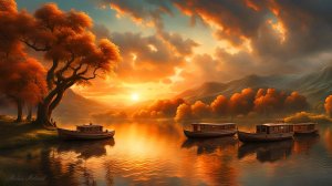 БЕЗУМНО КРАСИВАЯ УСПОКАИВАЮЩАЯ МУЗЫКА ДЛЯ СНА 🎵 РАССЛАБЛЯЮЩАЯ МУЗЫКА ДЛЯ ДУШИ В РЕЧНОЙ БУХТЕ