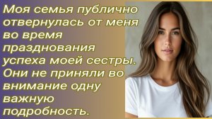 Истории для Вас/Моя семья публично отвернулась от меня.. /Жизненные истории/Аудиорассказ