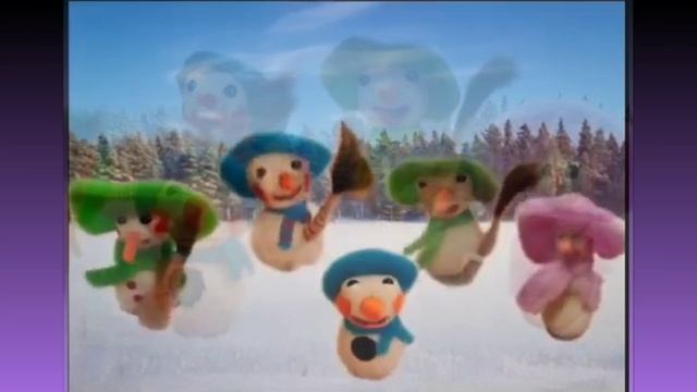 Снеговики. Работы участниц творческой мастерской по валянию игрушек из шерсти.