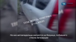 Жители Косой Горы пожаловались на разбитые неизвестным авто