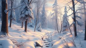 Снежный лес