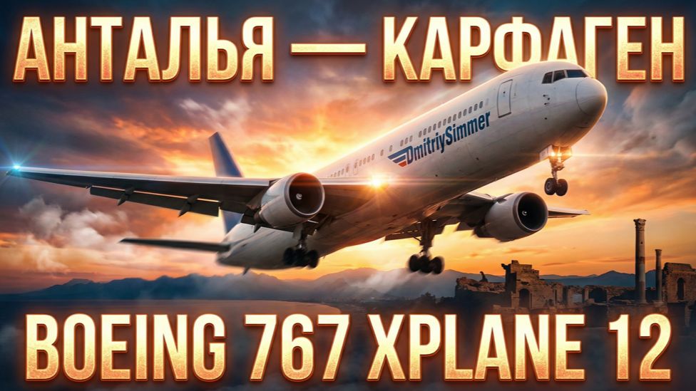 X Plane_12/ LTAI-DTTA /Flight_Factor Boeing_767_SF Active_Sky XP 12