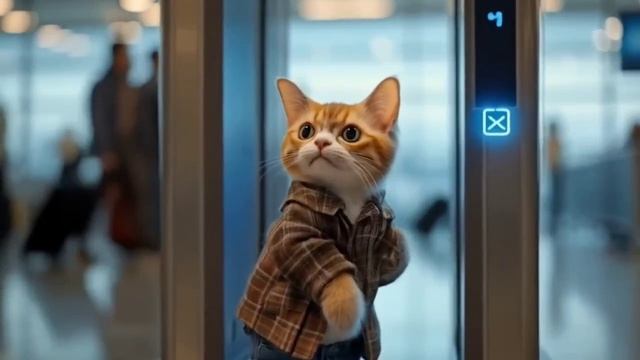 Котёнок отправился в путешествие #мультик #нейросеть