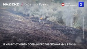 В Крыму отменён особый противопожарный режим