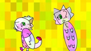 я мяу  и котогусеница