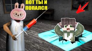 БАБКА ГРЕННИ СТАЛА ИГРУШКОЙ ЛАБУБУ И ПОЙМАЛА МЕНЯ В ЛОВУШКУ В МАЙНКРАФТ