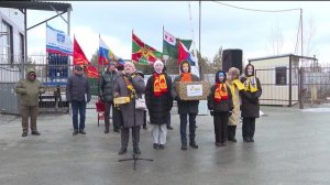 Тюменские юнкоры приняли участие в отправке гуманитарного гумгруза в зону СВО