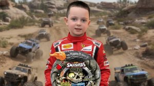 Распаковка Zuru Smashers Monster track