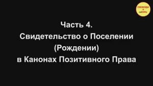 Часть 4. Свидетельство о рождении как финансовый оборотный инструмент|Только Для ознакомления
