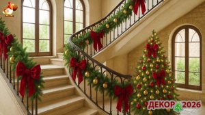 Как украсить дом и елку к Новому Году 2026 фото идеи для вдохновения 🎍🎄🎅🏼 (24)