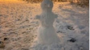 Первый снеговик