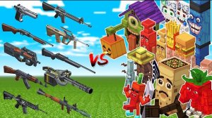 ДОРОГИЕ БРЕЙНРОТЫ ПРОТИВ НОВОГО ОРУЖИЕ В МАЙНКРАФТЕ