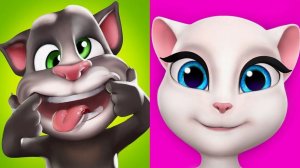 ГОВОРЯЩИЙ ТОМ И АНЖЕЛА - БОЛЬШОЙ СБОРНИК МУЛЬТИКОВ ДЛЯ ДЕТЕЙ