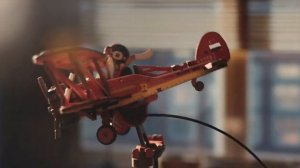 Деревянный конструктор Небесный Капитан и Капитан Фишер от ROKR модели - с маятниковым механизмом