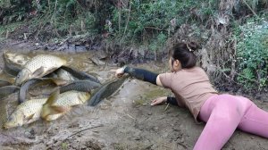 Ловля рыбы. Насосом откачиваю воду из пруда. Жизнь во Вьетнаме