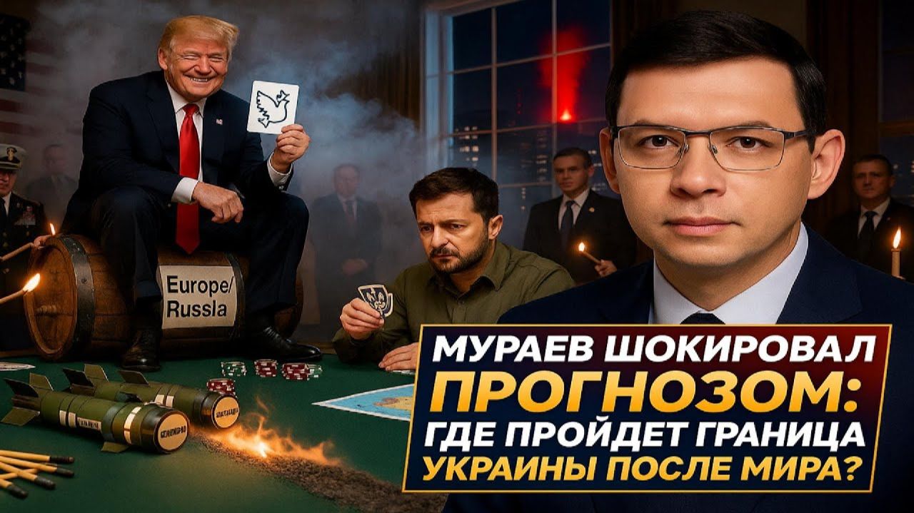 ШОК! Мураев назвал прогноз: где пройдёт граница Украины после мира — ответ удивил всех #Мураев смотреть онлайн