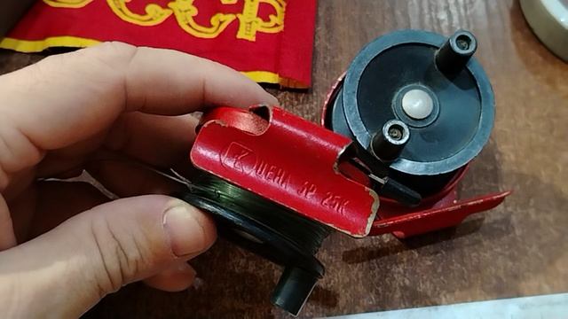 РЕДКАЯ ПРОВОДОЧНАЯ КАТУШКА ВОЛНА-1 ИЗ СССР. НОСТАЛЬГИЯ ПО СНАСТЯМ СССР.