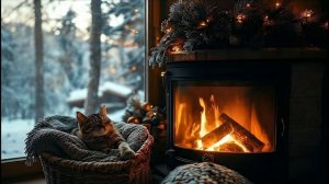 Lofi_JAZZ в этот ТИХИЙ вечер / ЖИВЁМ моментом как БРАТЬЯ наши меньшие / ВОЛШЕБНОЕ пламя камина...